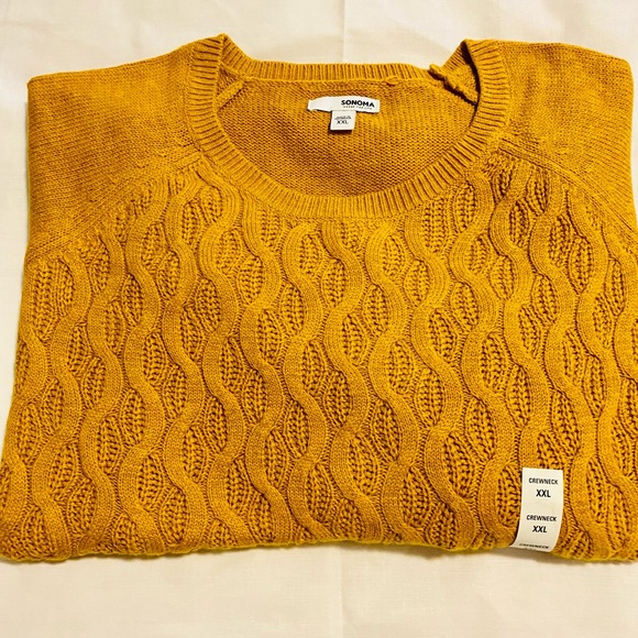Mustard colored stylish sweater